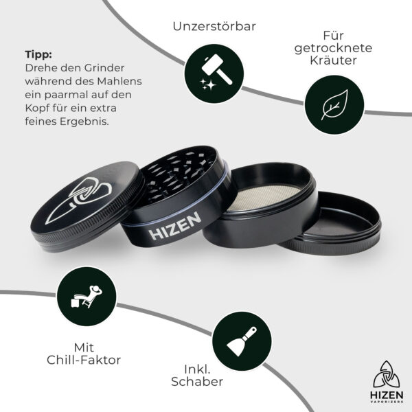 HIZEN Grinder Basic 49mm BLACK - Features 2000x2000.jpg