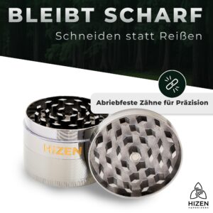HIZEN Grinder Basic 49mm Silber-Orange 2000x2000.jpg