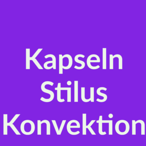 Kapseln Stilus Konvektion