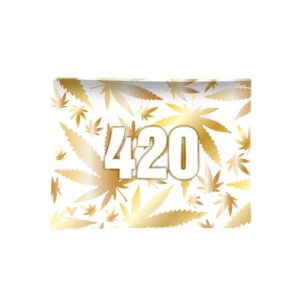 V-SYNDICATE GLASS TRAY SMALL - 420 GOLD_LRG