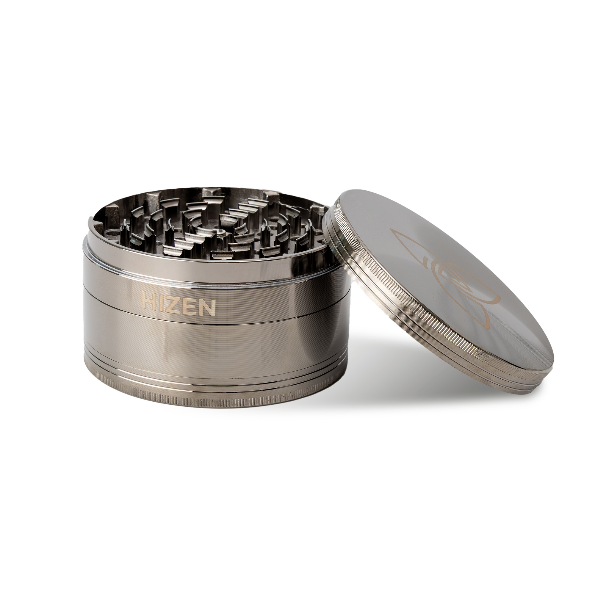 HIZEN Grinder 10cm Gun Metal 01.jpg