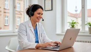 weed cannabis arztin videocall zuhause einfach