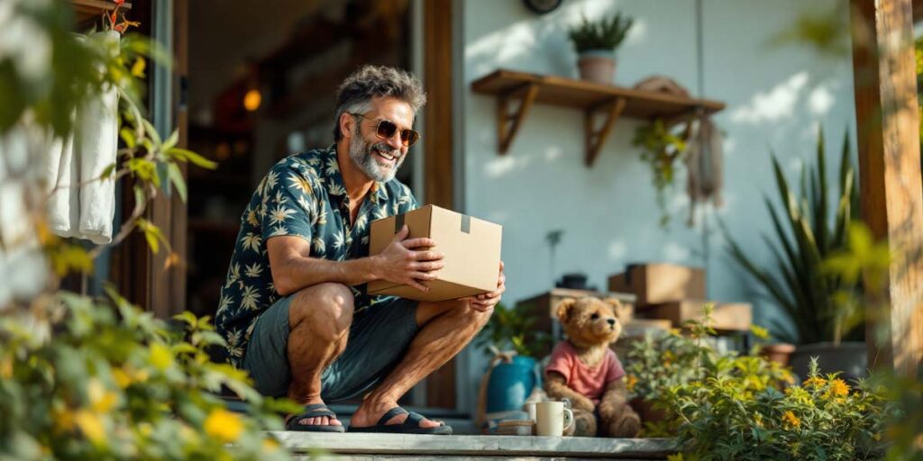 weed cannabis bestellung geliefert mann garten