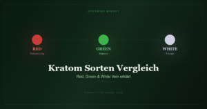 kratom sorten vergleich red green white vein banner