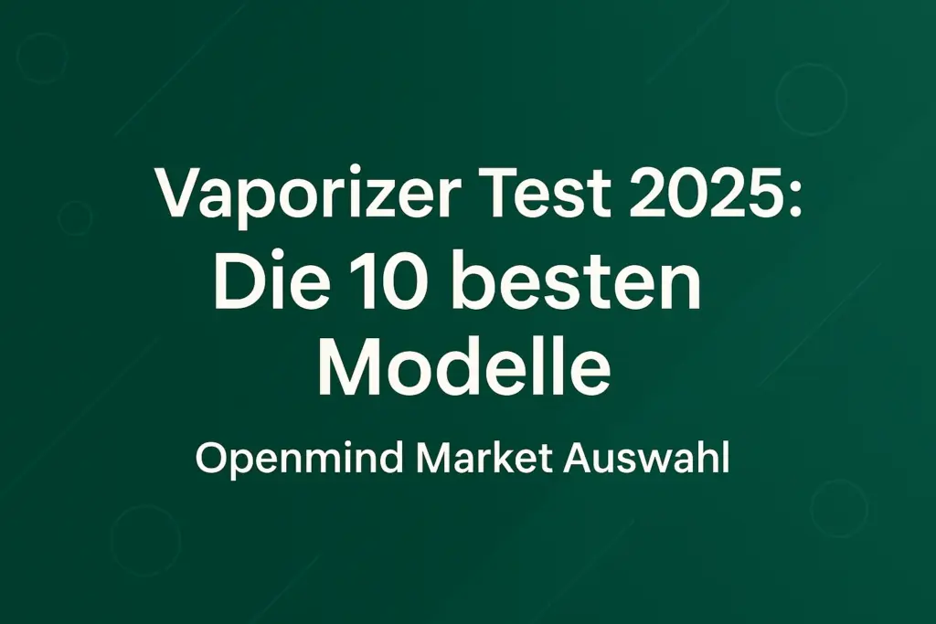 Titelgrafik zum Test der zehn besten Vaporizer 2025