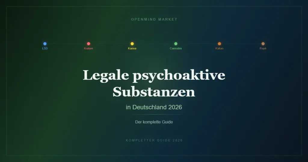 Titelgrafik zum Guide ueber legale psychoaktive Substanzen in Deutschland 2026