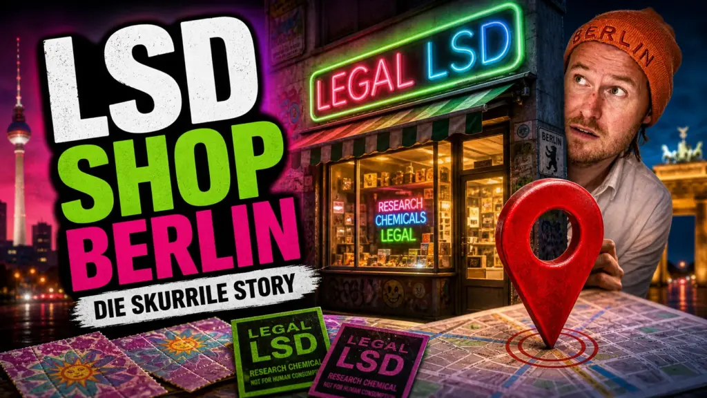 LSD Shop Berlin: Thumbnail zur Geschichte des ersten Legal-LSD-Ladens mit Karl Philipp Trump