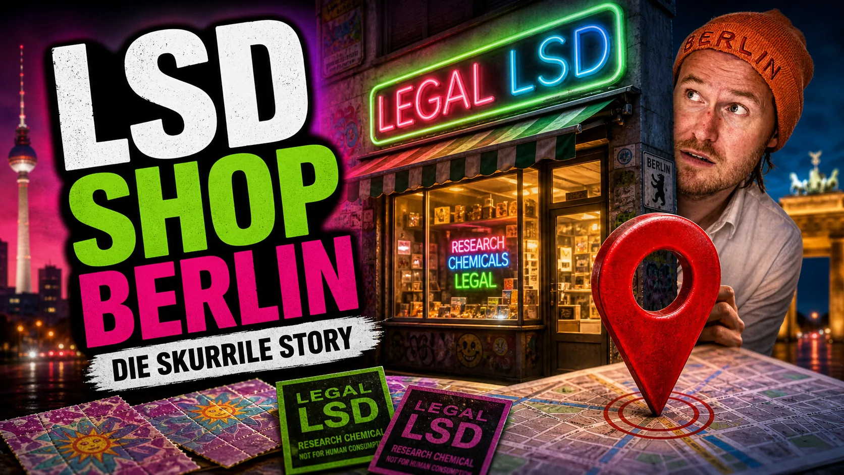 lsd shop berlin: Rechtslage & Risiken