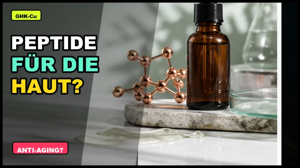 Peptide für die Haut mit GHK-Cu, Copper Peptides, Serumfläschchen und Anti-Aging-Einordnung