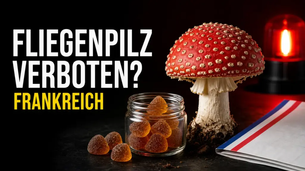 Fliegenpilz, Muscimol-Gummibonbons und Frankreichs Verbot
